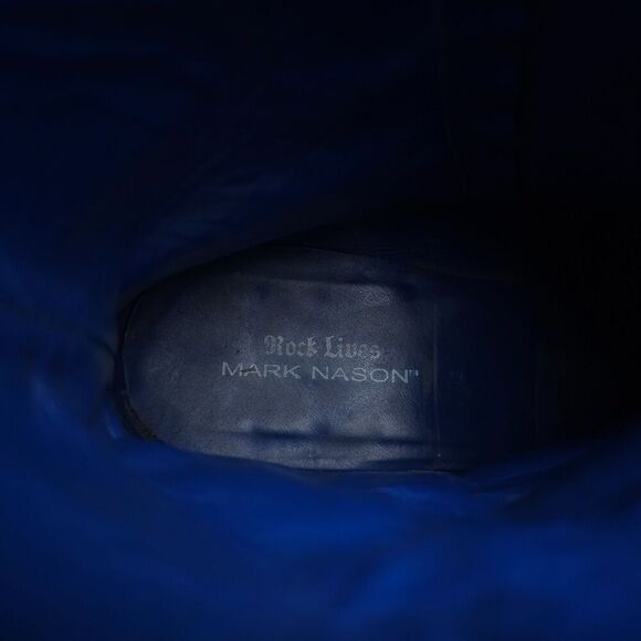 Mark Nason LIMITED EDITION Rock Lives Dragon Embroidered Brown Leather Boots 10 - Picture 10 of 13